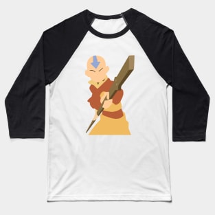 Avatar the Last Airbender Aang Minimalist Baseball T-Shirt